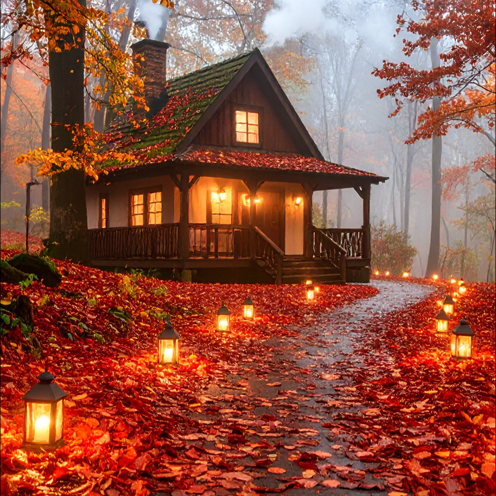 Autumn Cabin - Apple, Cedarwood, and Patchouli Scent